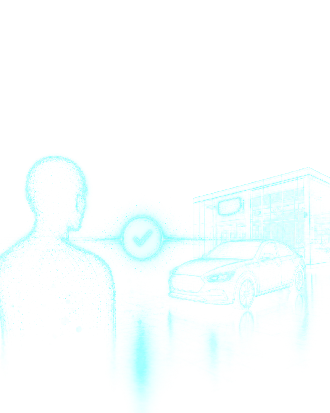Customer, vehicle and dealership connected at collection