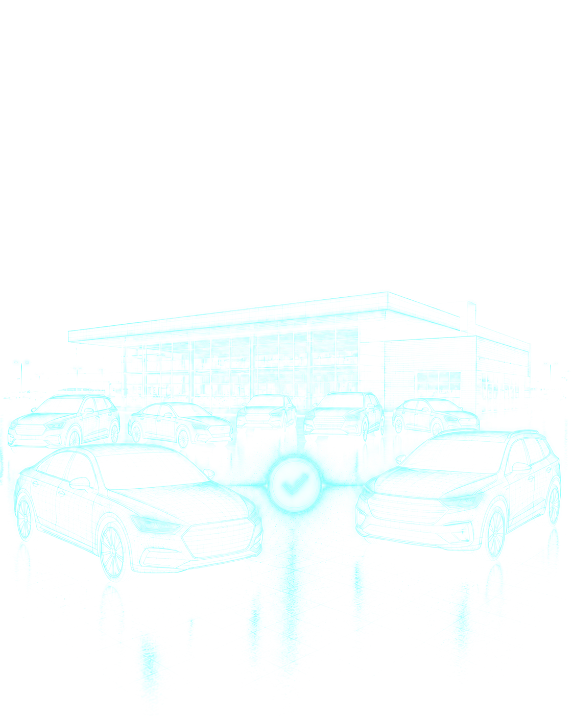 Dealer forecourt and vehicle stock represented as a digital mesh network
